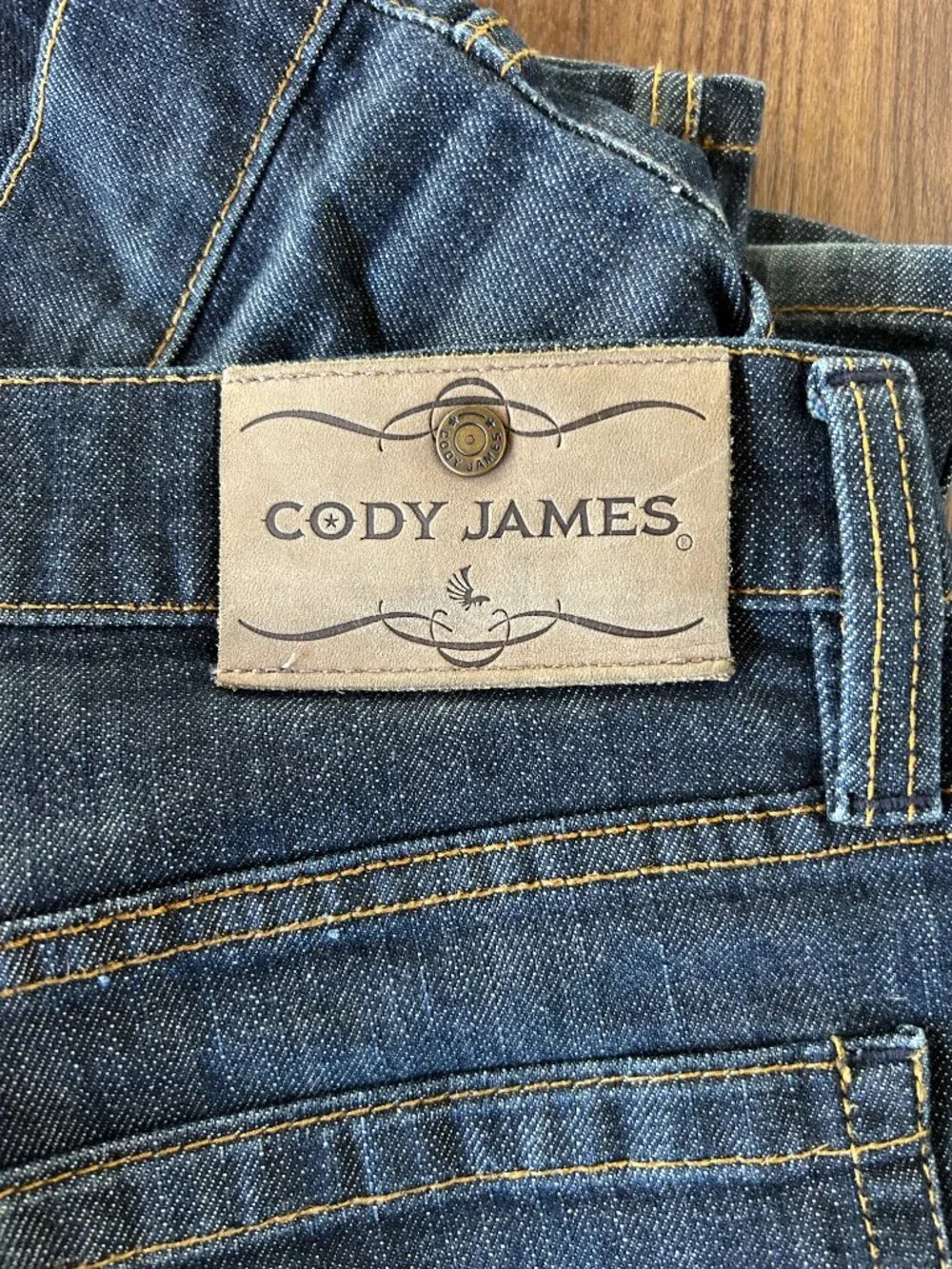 Cody James Men's Jeans 33x32 Dark Wash Denim Western